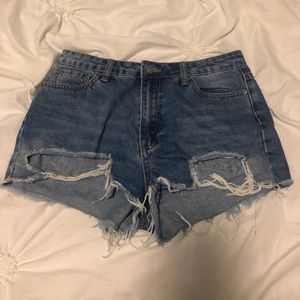 Forever 21 Light Jean Shorts